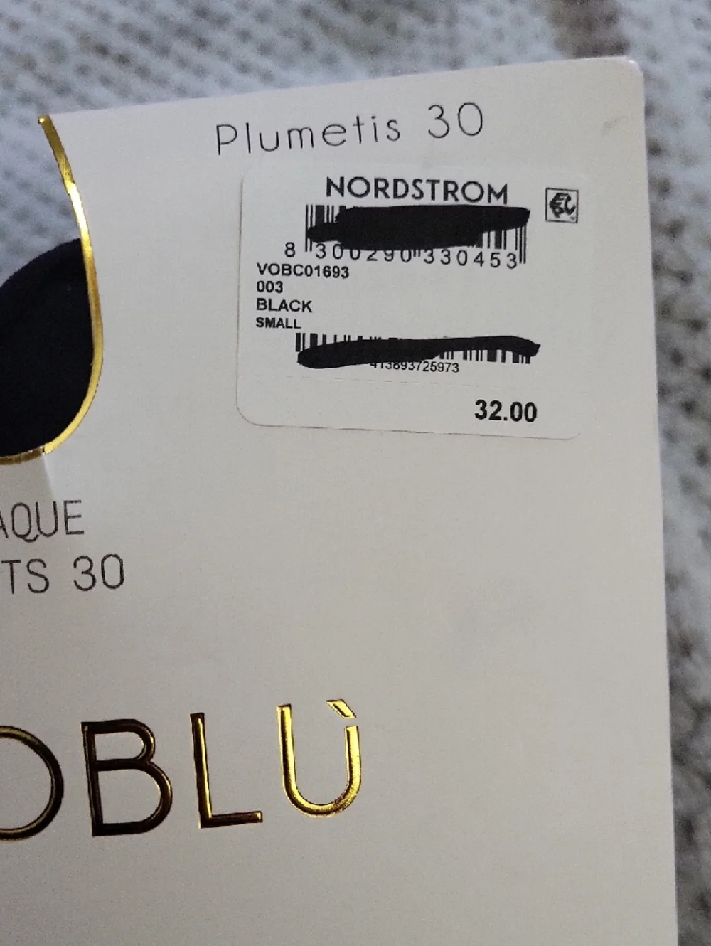 Nwt OROBLU Black Opaque Polka‎ Dot Tights Small